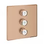 Grohe Grohtherm SmartControl 3 utas váltószelep, szálcsiszolt rose arany 29127DL0