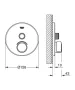 Grohe SmartControl falsík alatti csaptelep 1 fogyasztóhoz, króm 29144000