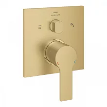   Grohe Allure egykaros kádcsaptelep 3-utas vezérlővel, szálcsiszolt világos arany 29176GN1