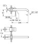 Grohe Essence 2 lyukas mosdócsaptelep, L-es méret, grafit 29193A01