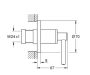 Grohe Atrio csempeszelep króm 29397000