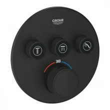   Grohe Grohtherm SmartControl 3 fogyasztós termosztát falsík alatti szereléshez, fantom fekete 29508KF0