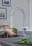 Grohe Red Duo konyhai csaptelep L méretű bojlerrel és Blue S vízszűrő kezdőkészlettel króm 30079001