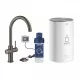Grohe Red Duo konyhai csaptelep és M-es méretű bojler, szálcsiszolt grafit 30083AL1