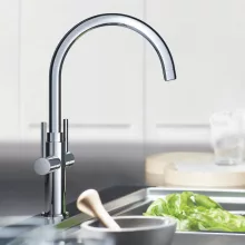   Grohe Ambi Cosmopolitan kétkaros konyhai csaptelep elfordítható kifolyóval, króm 30190000