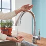 Grohe Zedra Touch egykaros elektromos konyhai csaptelep elfordítható kifolyóval, króm 30219002