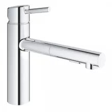   Grohe Concetto egykaros konyhai csaptelep, kihúzható fejjel, króm 30273001
