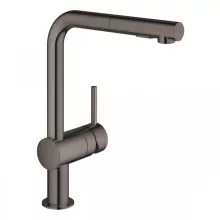   Grohe Minta 2 funkciós mosogató csaptelep kihúzható zuhanyfejjel, grafit 30274A00