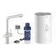 Grohe Red Duo konyhai csaptelep és M-es méretű bojler, rozsdamentes acél hatású 30327DC1