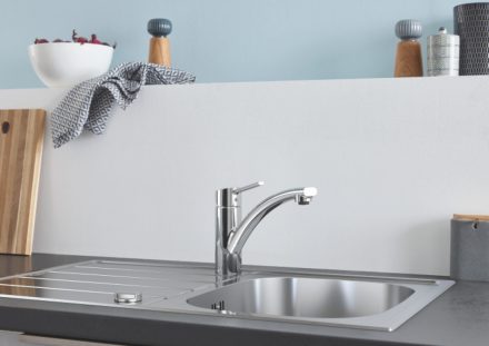 Grohe QuickFix Swift egykaros konyhai csaptelep elfordítható kifolyóval, króm 30358000