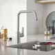 Grohe Start egykaros konyhai csaptelep elfordítható kifolyóval, rozsdamentes acél hatású 30470DC0