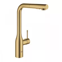   Grohe Essence egykaros konyhai csaptelep kihúzható zuhanyfejjel, arany 30504GL0