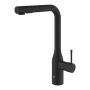Grohe Essence egykaros konyhai csaptelep kihúzható zuhanyfejjel, fantom fekete 30504KF0