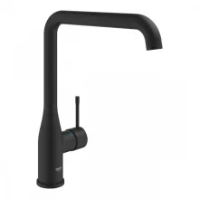   Grohe Essence egykaros konyhai csaptelep magas, elfordítható kifolyóval, fantom fekete 30505KF0