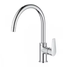   Grohe QuickFix Start Edge egykaros konyhai csaptelep magas kifolyóval, króm 30529001