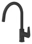 Grohe QuickFix StartEdge egykaros konyhai csaptelep elfordítható kifolyóval matt fekete 305502430