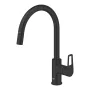 Grohe QuickFix Start Loop konyhai csaptelep kihúzható kifolyóval matt fekete