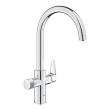   Grohe QuickFix Blue Pure Start Curve egykaros konyhai csaptelep szűrő funkcióval, króm 30592000