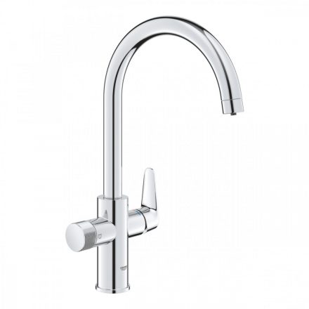 Grohe QuickFix Blue Pure Start Curve egykaros konyhai csaptelep szűrő funkcióval, króm 30592000