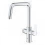 Grohe QuickFix Blue Pure Start egykaros konyhai csaptelep szűrő funkcióval, króm 30595000