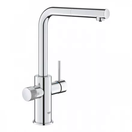 Grohe QuickFix Blue Pure Minta L konyhai csaptelep szűrő funkcióval, króm 30601000