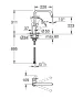 Grohe Eurosmart ablak elé szerelhető konyhai csaptelep, króm 30618000
