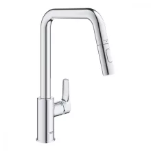   Grohe Eurosmart konyhai csaptelep kihúzható zuhanyfejjel, króm 30619000