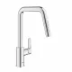 Grohe QuickFix Start konyhai csaptelep elforgatható kifolyóval és kihúzható zuhanyfejjel, króm 30631000