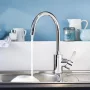 Grohe Eurosmart Cosmopolitan egykaros konyhai csaptelep elfordítható kifolyóval, króm 31180000