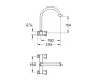 Grohe Costa L fali konyhai csaptelep, króm 31186001