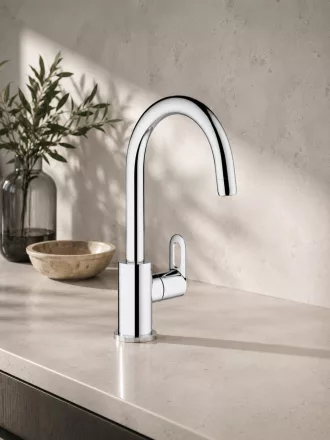 Grohe BauLoop konyhai csaptelep króm 31222000