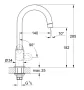 Grohe BauLoop konyhai csaptelep króm 31222000