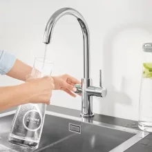   Grohe Blue Professional egykaros konyhai csaptelep szűrő funkcióval, króm 31323002