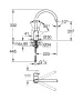 Grohe BauEdge egykaros konyhai csaptelep króm 31367000