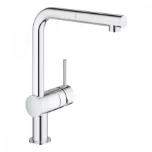   Grohe Minta egykaros konyhai csaptelep kihúzható fejjel, elfordítható kifolyóval, króm 31397000