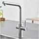 Grohe Blue Home L-kifolyós kezdőkészlet, rozsdamentes acél hatású 31454DC1