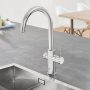 Grohe Blue Home króm konyhai mosogató csaptelep C-kifolyóval, kezdő készlet 31455001