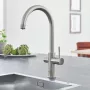 Grohe Blue Home C-kifolyós kezdőkészlet, rozsdamentes acél hatású 31455DC1