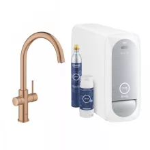   Grohe Blue Home C-kifolyós kezdőkészlet, matt rose arany 31455DL1