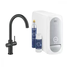   Grohe Blue Home C-kifolyós kezdőkészlet, bársony fekete 31455KS1