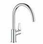 Grohe BauCurve egykaros konyhai csaptelep elforgatható kifolyóval, króm 31536001