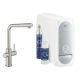 Grohe Blue Home L-kifolyós kezdőkészlet kihúzható gyöngyöztetővel, rozsdamentes acél hatású 31539DC0