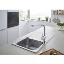   Grohe K500 Rozsdamentes acél mosogatótálca csepegtetővel 1000x500 mm, szatén 31563SD1