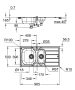 Grohe K200 Rozsdamentes acél mosogatótálca 965x500 mm csepegtetővel, szatén 31564SD1