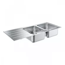   Grohe K500 Rozsdamentes acél mosogatótálca csepegtetővel 1160x500 mm, szatén 31588SD1