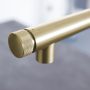 Grohe Essence SmartControl konyhai csaptelep kihúzható zuhanyfejjel, szálcsiszolt világos arany 31615GN0