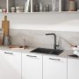 Grohe Felülről vagy alulról beépíthető kompozit mosogatótálca 555x460 mm, gránit fekete 31648AP0