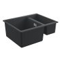 Grohe Felülről vagy alulról beépíthető kompozit mosogatótálca 555x460 mm, gránit fekete 31648AP0