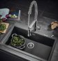 Grohe K700 Felülről beépíthető kompozit mosogató 78x51 cm, gránit szürke 31652AT0