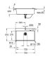 Grohe K700 Felülről beépíthető kompozit mosogató 78x51 cm, gránit szürke 31652AT0